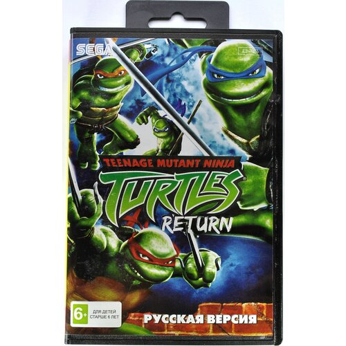 Игра Teenage Mutant Ninja Turtles для SEGA 16bit Русская версия