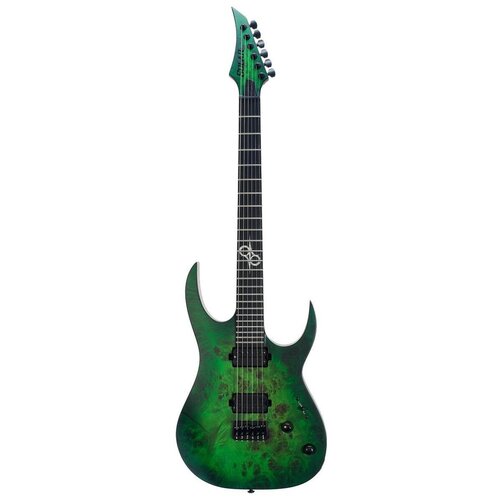 Solar Guitars S1.6HLB электрогитара, цвет зеленый
