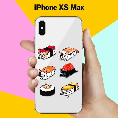 Силиконовый чехол Суши-собачки на Apple iPhone Xs Max силиконовый чехол суши собачки на apple iphone 11
