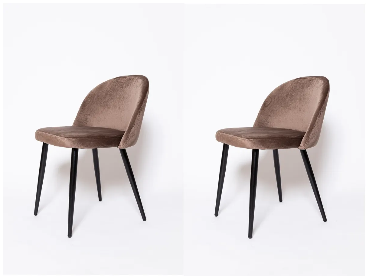 Комплект из двух стульев UDC - 7003 коричневый (G062-08)