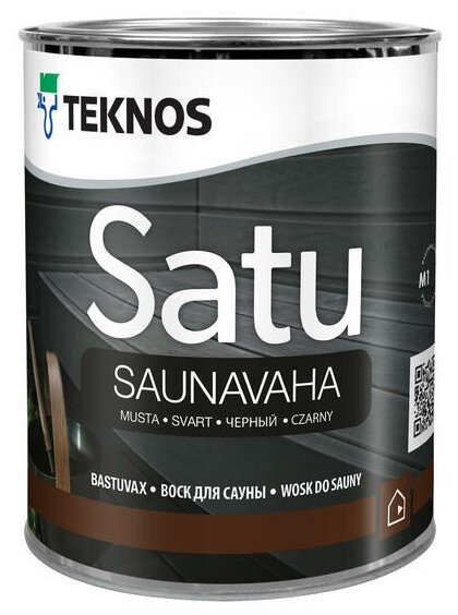 Teknos SATU SAUNAVAHA (0,9 л черный )