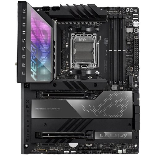 ASUS Материнская плата Asus ROG CROSSHAIR X670E HERO SocketAM5 AMD X670 4xDDR5 ATX AC`97 8ch(7.1) 2.5Gg RAID+HDMI