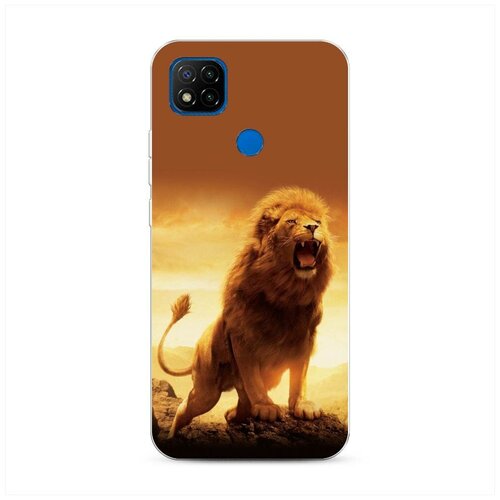 фото Силиконовый чехол "львиный рык" на xiaomi redmi 9c / сяоми редми 9c case place
