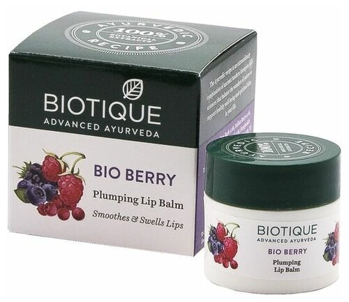 Бальзам для губ Biotique Bio Berry Plumping Lip Balm, 12 г