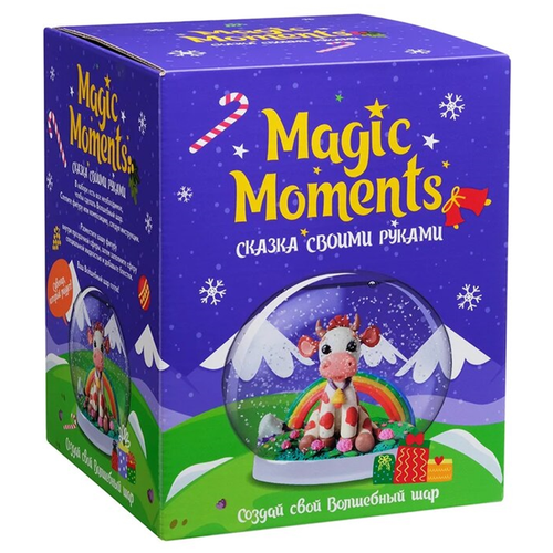 Набор для творчества MAGIC MOMENTS Волшебный шар Корова mm-25 наборы для творчества magic moments набор для творчества волшебный шар единорог