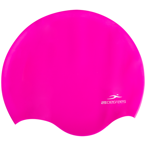 фото Шапочка для плавания diva pink, силикон, подростковый, для длинных волос 25degrees