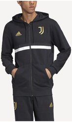 Толстовка adidas Juventus 3-Stripes Full-Zip Hoodie