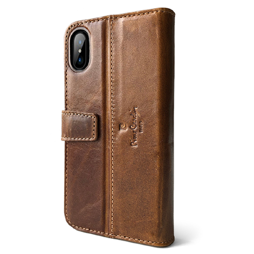фото Чехол книжка pierre cardin для iphone x/xs | коричнивый baseus