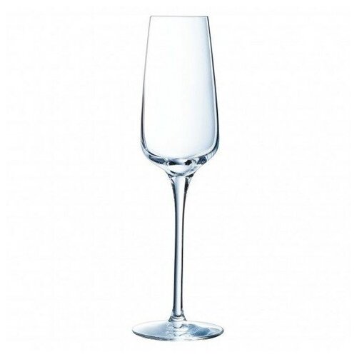 фото Набор из 6 бокалов для шампанского sublym, объем 210 мл, хрустальное стекло, chef&sommelier, l2762 chef & sommelier