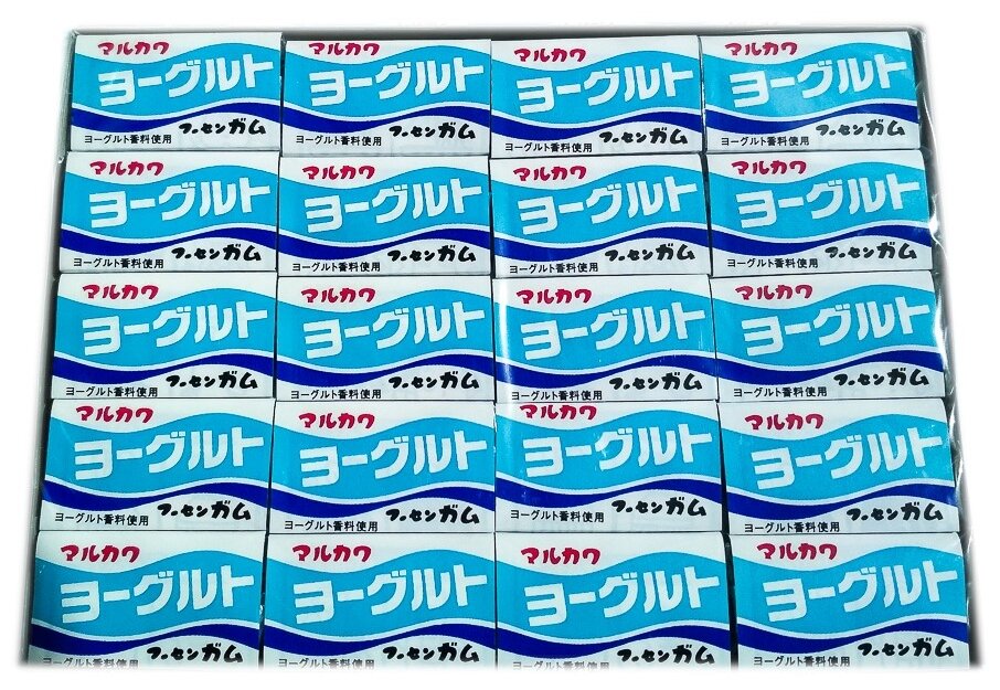 MARUKAWA жевательная резинка со вкусом йогурта 5,5 грамм 60 шт. (упаковка) - фотография № 1