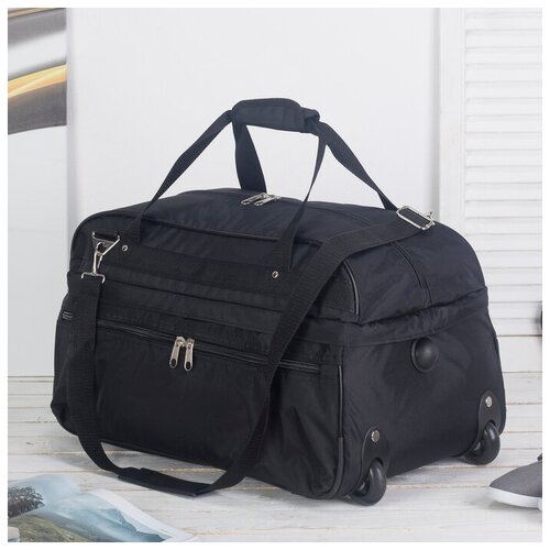 фото Сумка дорожная зфтс, 2 шт., 34х43х65 см, черный