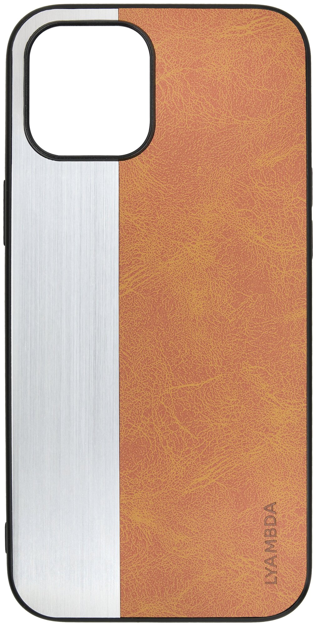 Чехол LYAMBDA для iPhone 12 Pro Max, TITAN, коричневый