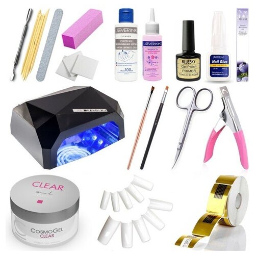 фото Набор для наращивания ногтей гелем «cosmonails cosmolac