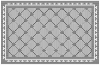 Ковер Эко прямоугольный 100*200 см, 77022/55, ПП 100%, джут Люберецкие ковры 7516125 .
