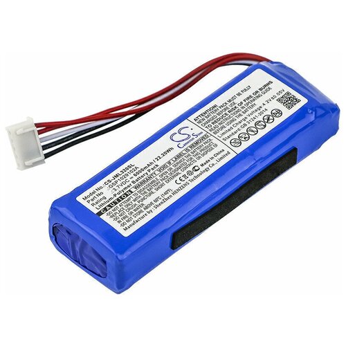 аккумуляторная батарея cameronsino cs jml320sl для jbl charge 3 2016 3 7v 6000mah 22 20wh Аккумуляторная батарея для JBL Charge 3 (2016) 3.7V 6000mAh Type 2 CameronSino CS-JML320SL