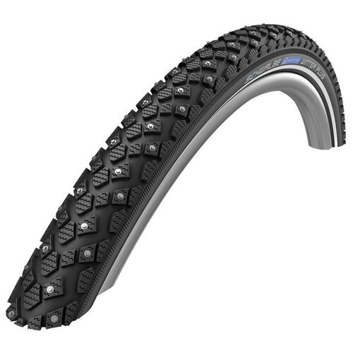 Велопокрышка 26 x 2.00 Schwalbe Marathon Winter Plus 50-559 26 2.00 Black-Reflex 1150 г