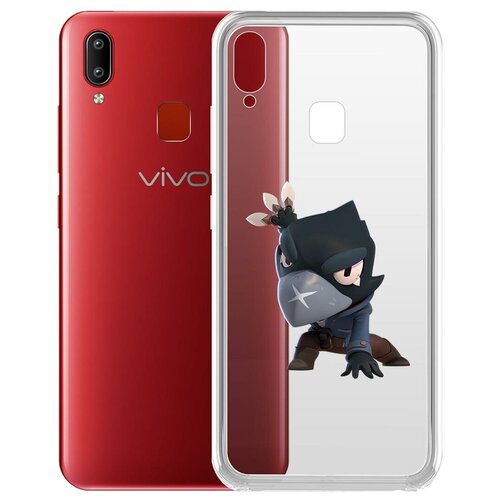 Чехол-накладка Clear Case Brawl Stars-Ворон для Vivo Y91/Y91i/Y93/Y95 чехол накладка clear case brawl stars ворон для vivo y11 y12 y17