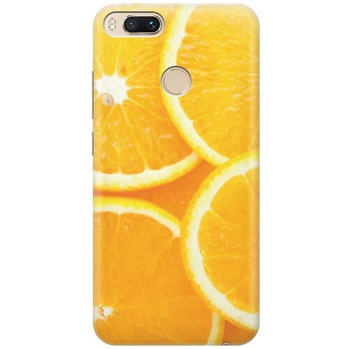 фото Gosso ультратонкий силиконовый чехол-накладка для xiaomi mi a1 с принтом "апельсины"