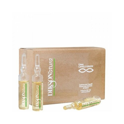 DIKSON Ампулы с экстрактом плюща Lotion-greasy hair, 8*8 мл