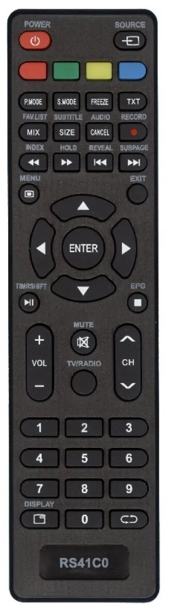 Пульт ду RS41Smart для Smart TV телевизора Витязь (VITYAS), ASANO, ECON, HI, KRAFT, Novex / RS41C0 HOME
