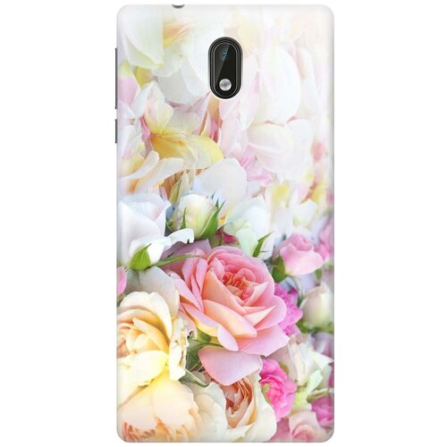 фото Re:pa накладка transparent для nokia 3 с принтом "нежные розы"