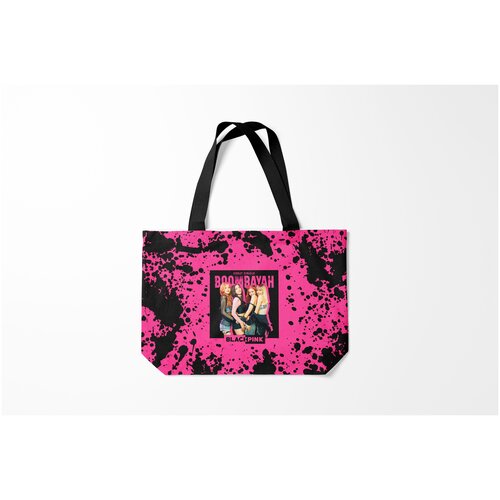 фото Сумка-шоппер / 46х35 см / k pop / blackpink boombayah burnettie