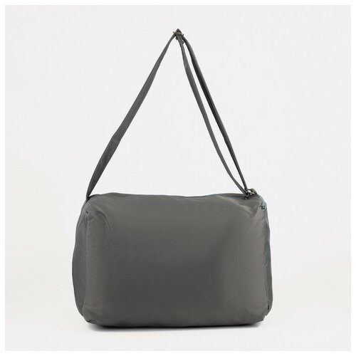 фото Сумка спортивная, отдел на молнии, отдел для обуви, цвет серый мастер к.