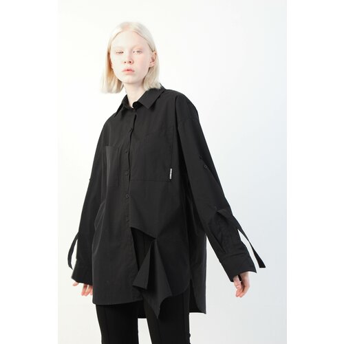 Рубашка RiONA, размер 152/76, черный