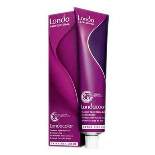 Londa Professional Стойкая крем-краска Londacolor Creme Extra Rich, 7/81 блонд жемчужно-пепельный, 60 мл londa professional стойкая крем краска londacolor creme extra rich 6 81 темный блонд перламутрово пепельный 60 мл