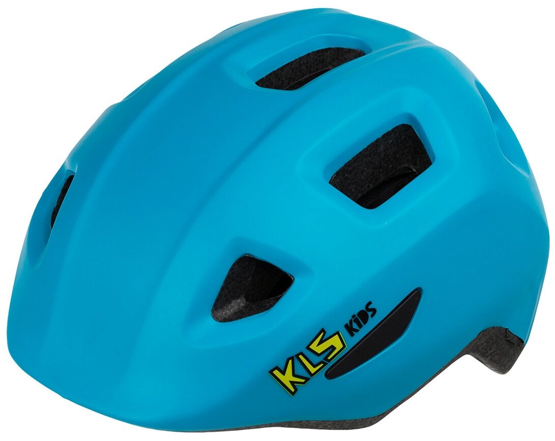 Шлем KLS ACEY голубой XS (45-49см). Двухкомпонентное литьё, 10 вент. отверстий, светоотражающие стикеры
