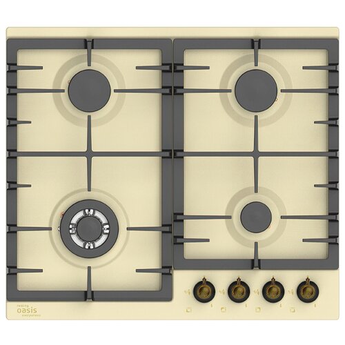 Поверхность газовая making OASIS everywhere P-MIRT B бежевый чугун WOK ретро гк 1530000₽