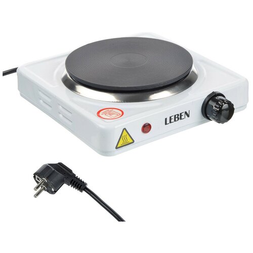 Плитка электрическая одноконфорочная LEBEN 1000Вт d155см 189900₽