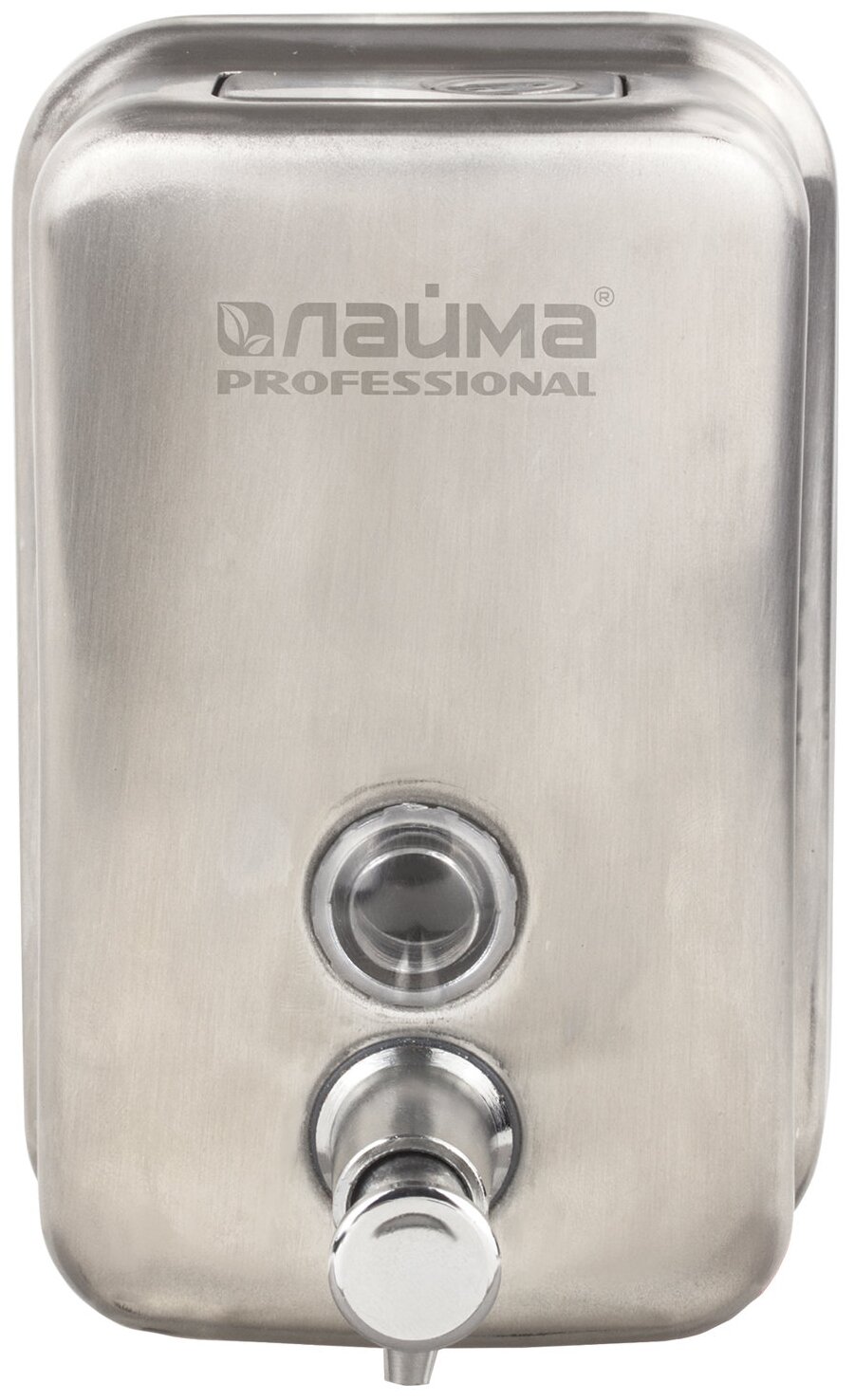 Дозатор для жидкого мыла LAIMA PROFESSIONAL INOX (гарантия 3 года), 0,5 л, нержавеющая сталь, матовый, 605396