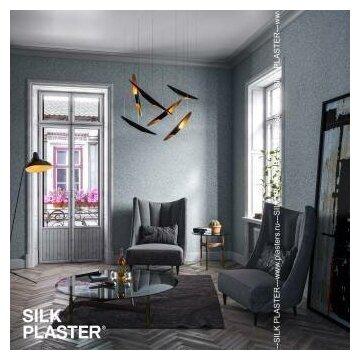 Жидкие обои Silk Plaster Air line 601 / Эйр лайн 601 - фотография № 3