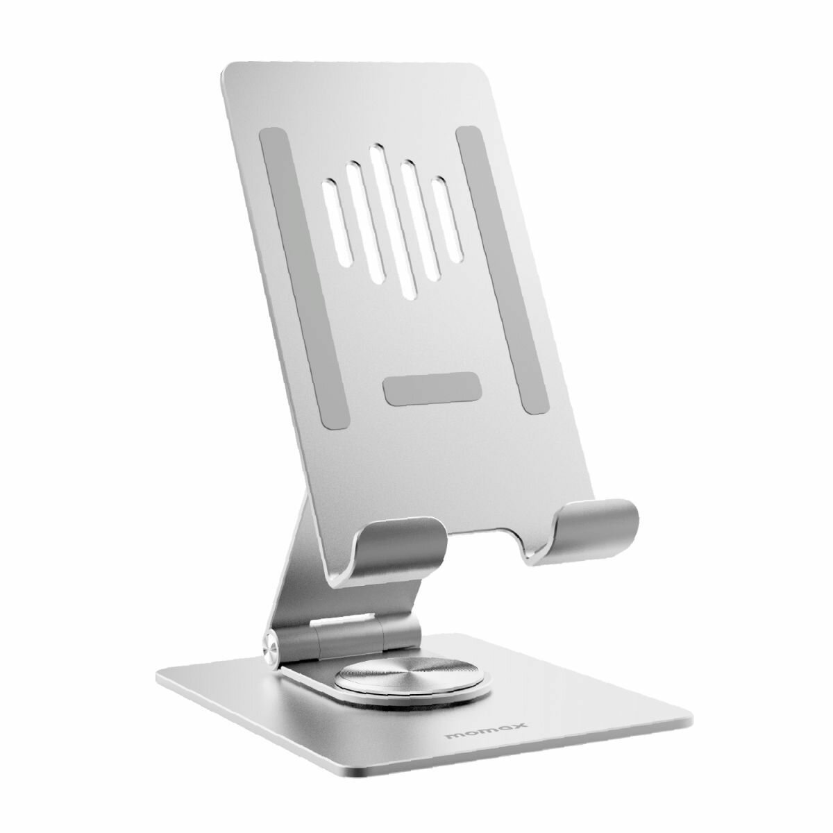 Подставка для планшета Momax Fold Stand Rotatable Phone & Tab Stand (KH5S) серебристый