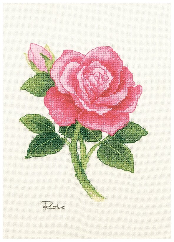 Набор для вышивания Роза 18 х 13 см XIU Crafts 2032401
