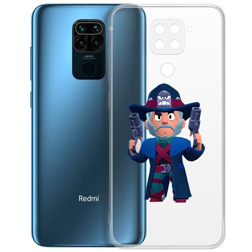 фото Чехол-накладка clear case brawl stars-стрелок кольт для xiaomi redmi note 9 krutoff group