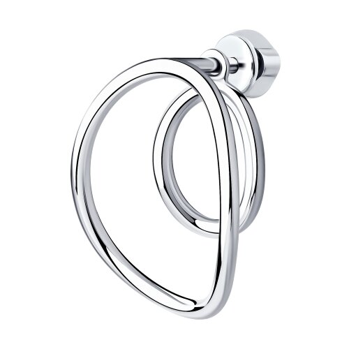 Серьга SKLV, серебро, 925 проба, родирование, серебряный