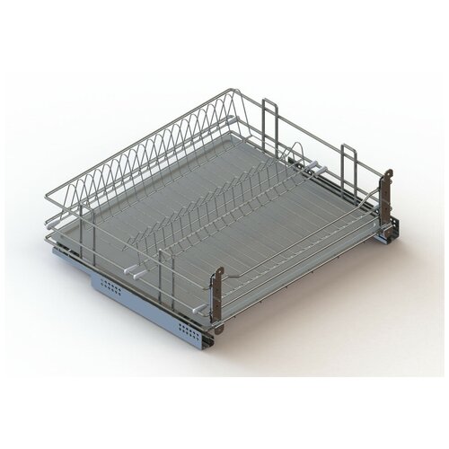 Посудосушитель выкатной UMM хром в нижнюю базу 600мм, на направляющих с доводчиком (15.07.03.1.1.1)