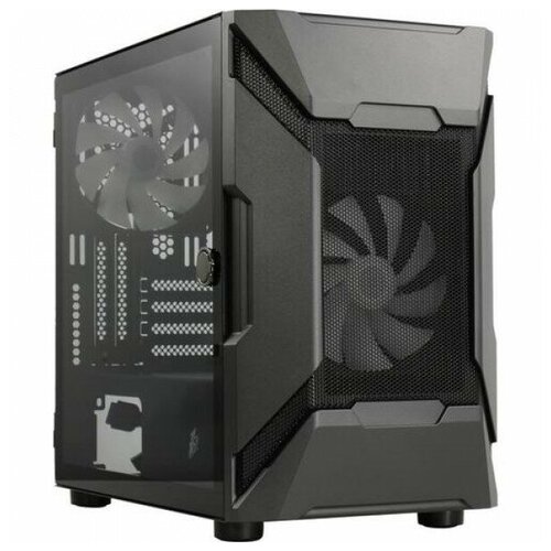 Корпус 1STPLAYER DK D3-A Black mATX, Mini-ITX, Midi-Tower, без БП, с окном, подсветка, 2xUSB 2.0, USB 3.0, Audio