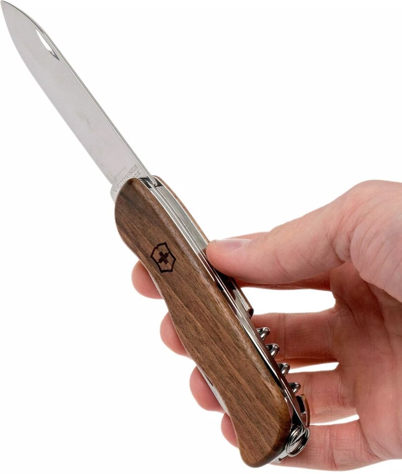 Нож перочинный Victorinox FORESTER WOOD (0.8361.63) 111мм 10функций дерево - фото №19