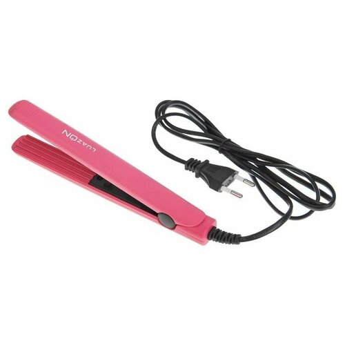 Щипцы-гофре LuazON LW-44 мини 25 Вт керамическое покрытие 70х15 мм до 160 розовые 69300₽