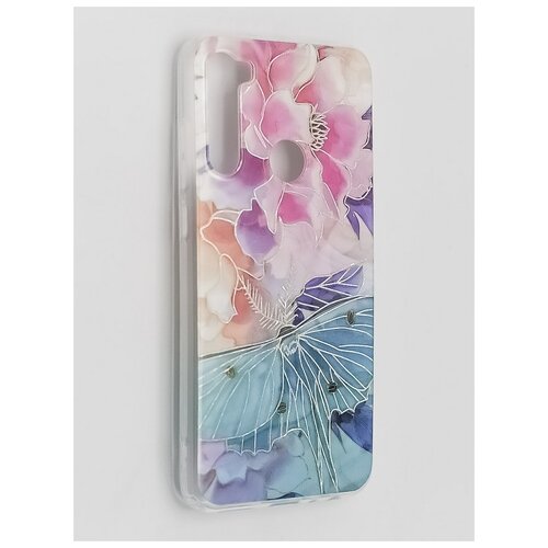 фото Накладка силиконовая flowers для xiaomi redmi note 8t вид7 ycase