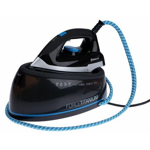 Парогенератор SA-3064CBL 2400 Вт керам подошва 2000 мл 100гмин чёрно-синий 636300₽