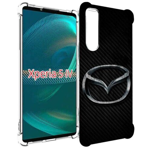 Чехол MyPads mazda мазда 1 женский для Sony Xperia 5 IV (5-4) задняя-панель-накладка-бампер