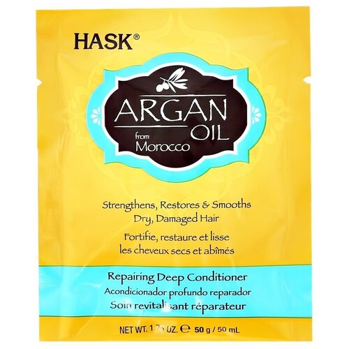 Маска для волос HASK ARGAN OIL (для восстановления волос) 50 г