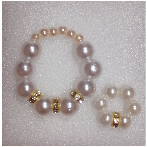 фото Набор украшений для кукол дисней, барби ( ожерелье+ браслет) россия 