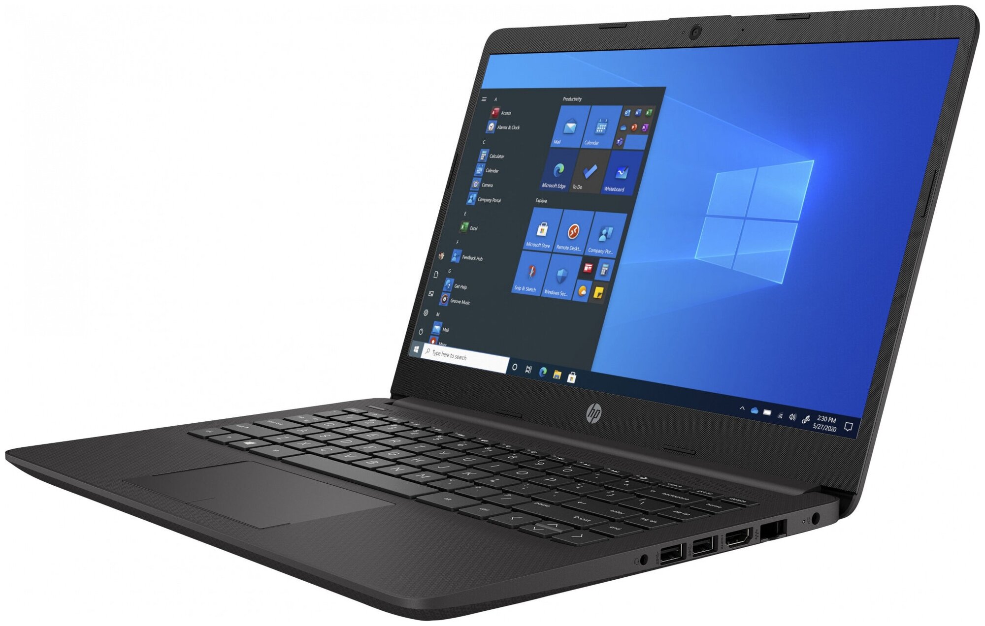 Ноутбук HP 240 G8 14 1920x1080 Intel Core i5-1135G7 SSD 256 Gb 8Gb Intel Iris Xe Graphics черный Wi