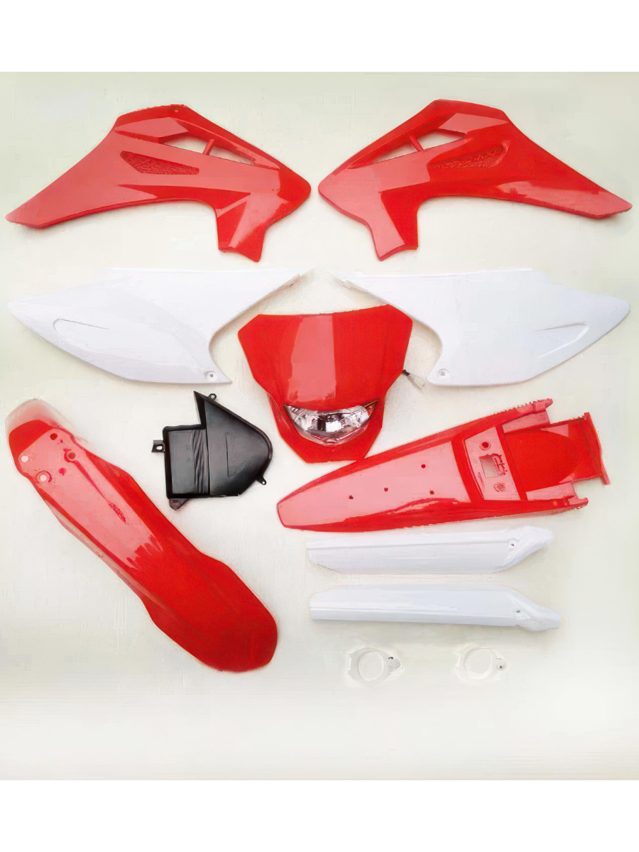 Комплект пластика для эндуро мотоцикла Regulmoto Sport-003 PR PRO, MX300, Motoland XR 250 LITE, PROGASI PALMA 250 Красный
