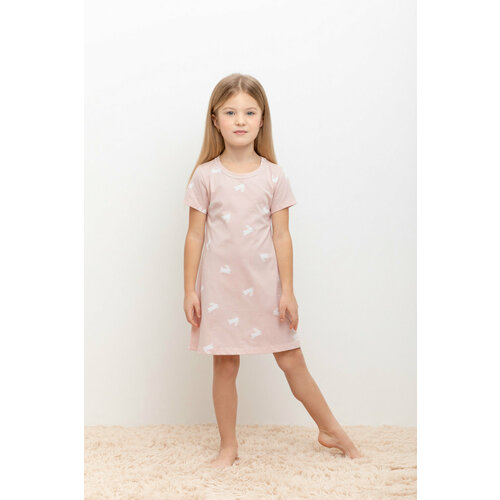 Сорочка crockid, размер 68/134, розовый сорочка trend размер 134 68 34 серый розовый